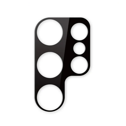 Bakre kameralinsebeskyttelse Techsuit for Samsung Galaxy S23 Ultra S918, Herdet glass, Svart
