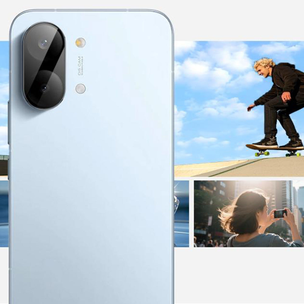 Beskyttelsesfolie for bakre kamera Techsuit for Xiaomi Poco X8 Pro Max, Herdet glass, Svart