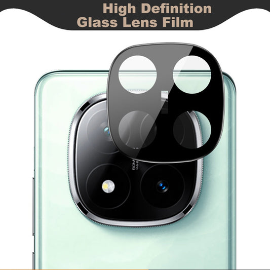 Bakre kameralinsebeskyttelse Techsuit for Xiaomi Redmi Note 14 Pro+ 5G, Herdet glass, Svart