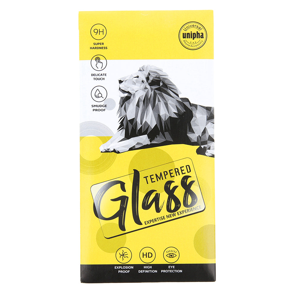 OEM skjermbeskyttelsesfilm for Samsung Galaxy A54 A546, skjermet glass, full lim, 9D, svart
