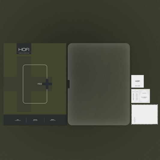 HOFI Glass PRO+ skjermbeskytter for Apple iPad Air 11 (2024), skjermbeskyttet glass, fulllimt, 2,5D