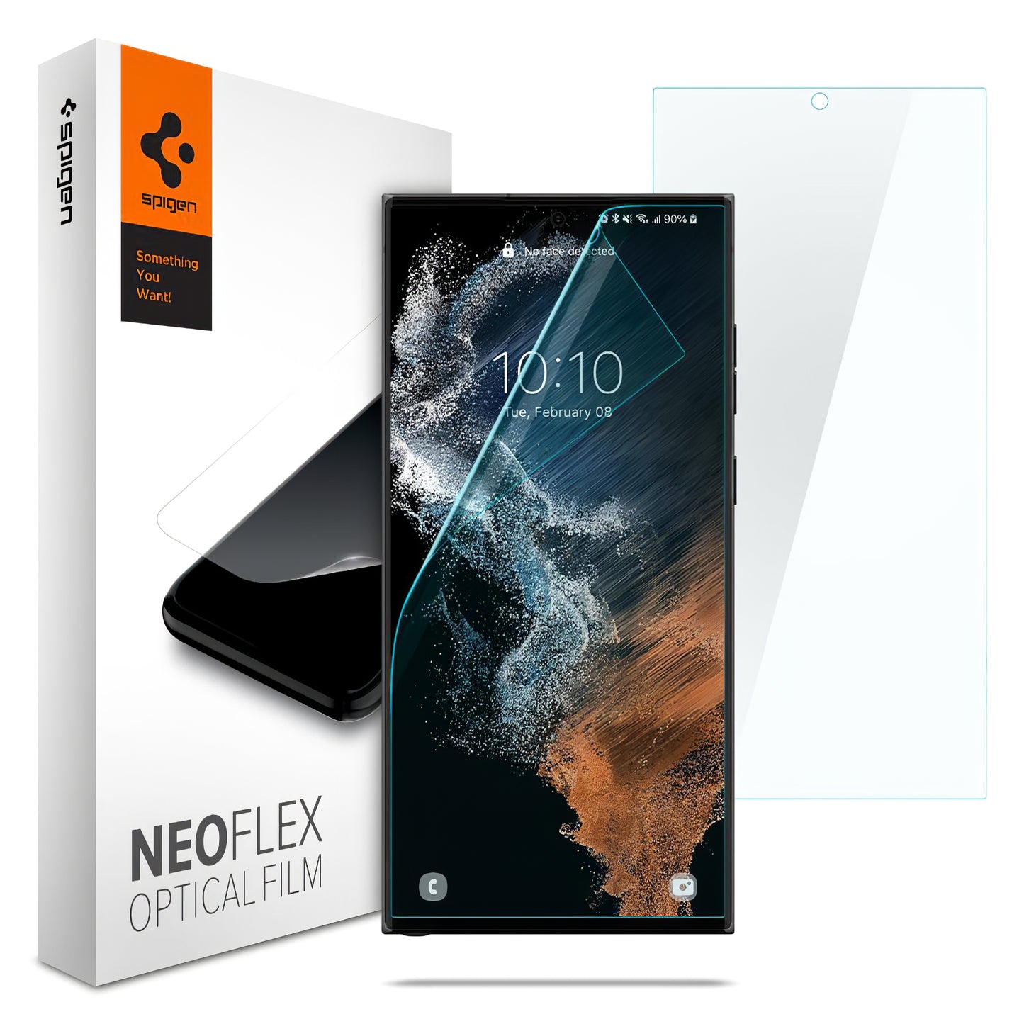 Beskyttelsesfilm Spigen Neo Flex for Samsung Galaxy S22 Ultra 5G S908, Plast, Sett med 2 stykker AFL04137
