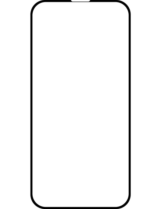 OEM skjermbeskytter for Apple iPhone 16 Pro Max, full lim, 5D, svart