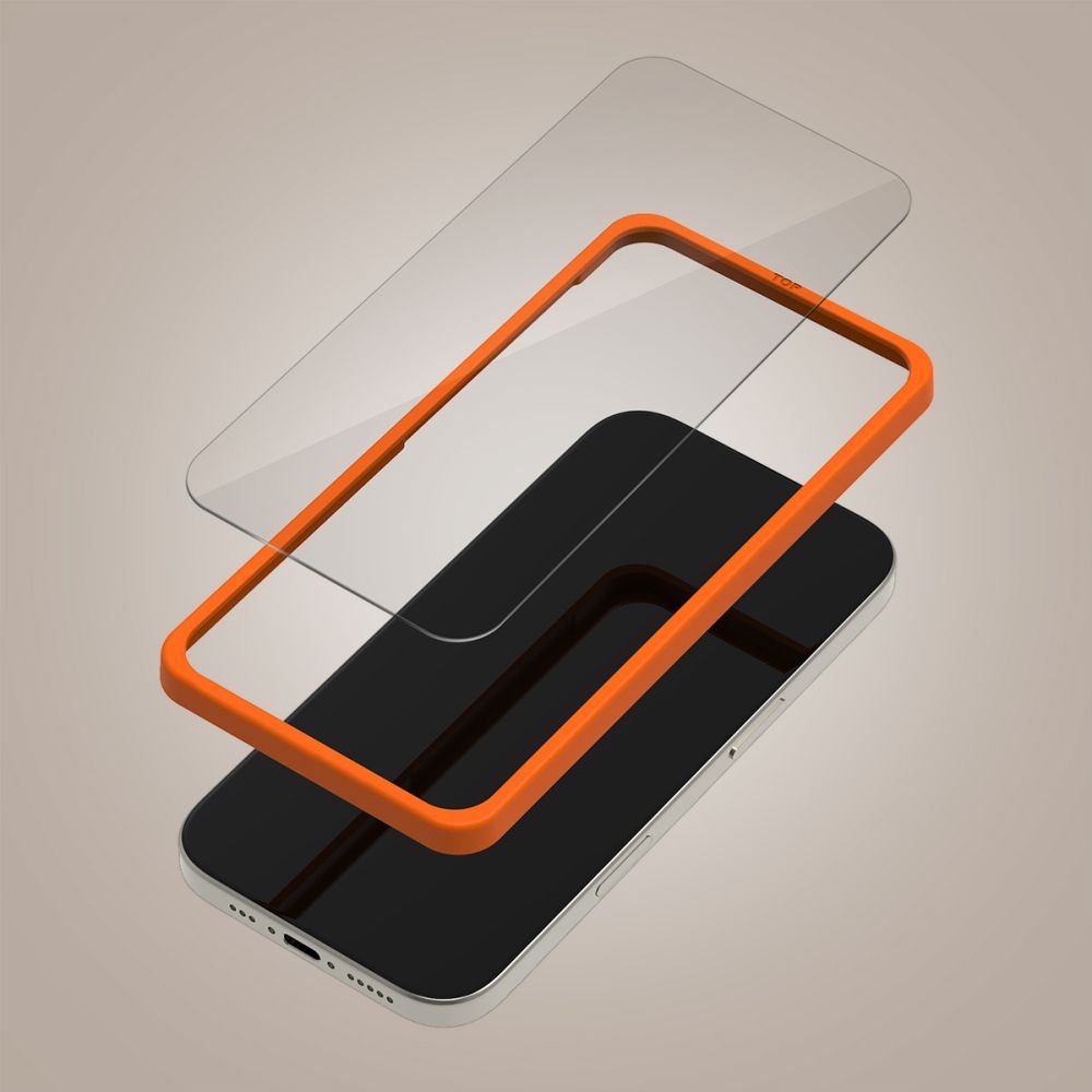 Tech-Protect Supreme beskyttelsesfilm for skjerm og kamera på baksiden til Apple iPhone 16 Plus, glassbeskyttet, full liming