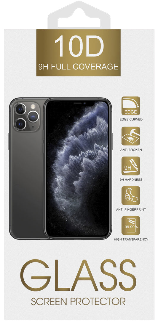 OEM skjermbeskyttelsesfilm for Samsung Galaxy A26 A266 / A16 5G A166 / A16 4G A165 / M16 M166, Herdet glass, Full lim, 10D, Svart