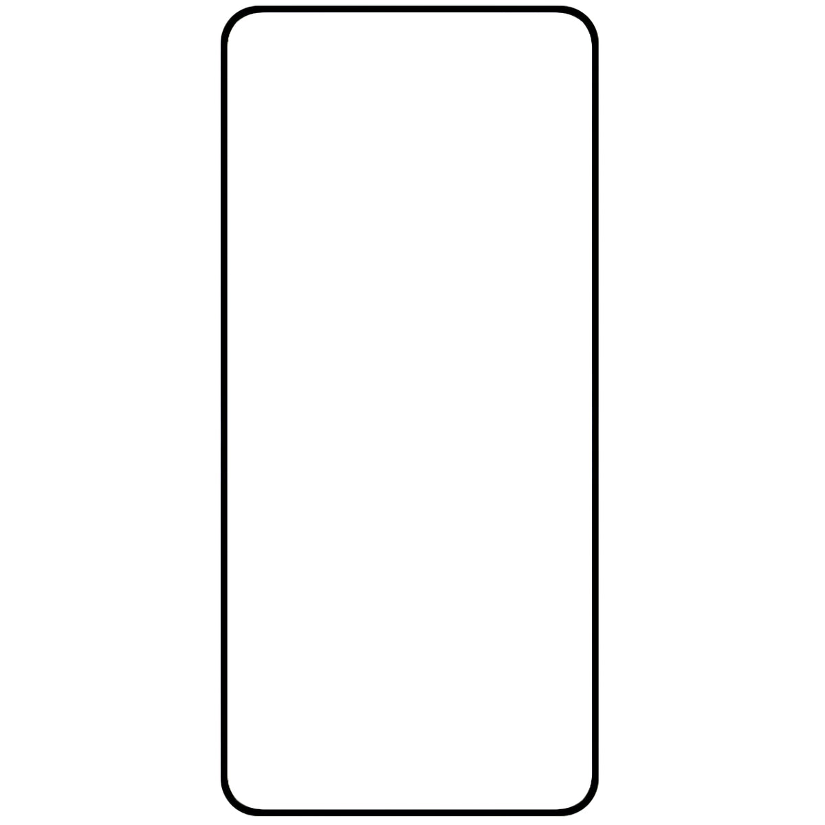 OEM skjermbeskyttelsesfilm for Samsung Galaxy A56 A566, Herdet glass, Full lim, 5D, Svart