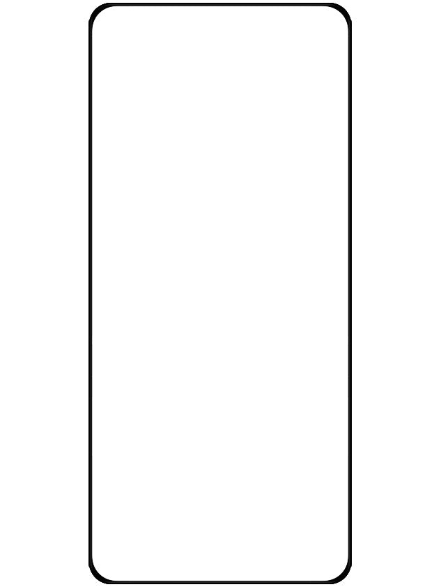 OEM skjermbeskyttelsesfilm for Samsung Galaxy A54 A546, skjermet glass, full lim, 9D, svart