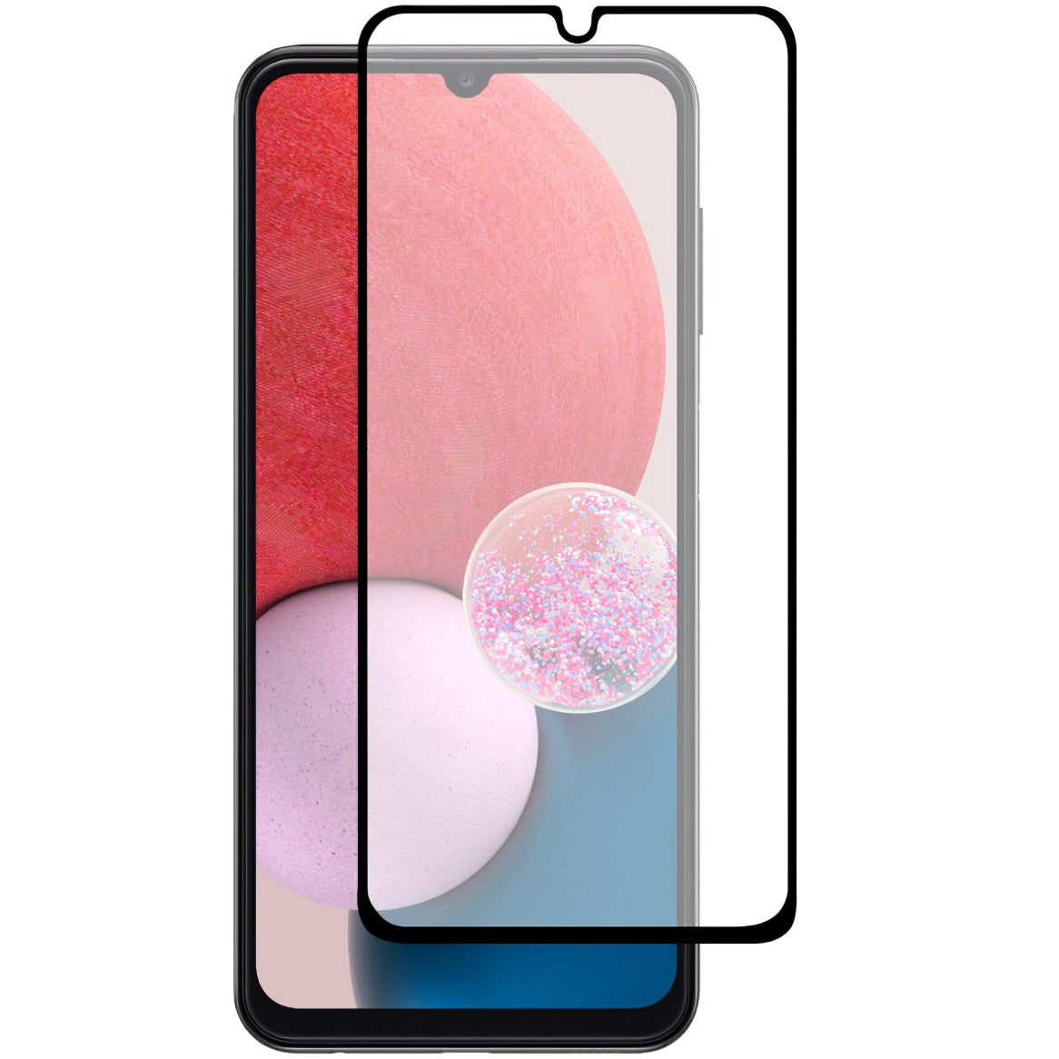 OEM skjermbeskytter til Samsung Galaxy A15 5G A156 / A15 A155 / A25 A256, glassbeskyttet, full lim, 9D, svart