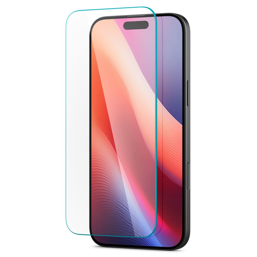 Skjermbeskytter Spigen GlastrR Slim HD for Apple iPhone 16 / 15, Herdet Glass, Full Lim, 2.5D AGL06910