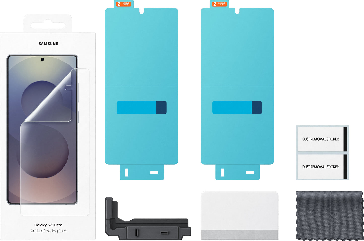 Skjermbeskytter Anti-reflekterende for Samsung Galaxy S25 Ultra S938, Plast, Sett med 2 stykker EF-US938CTEGWW