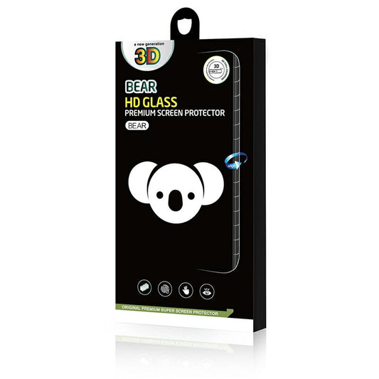 Bear HD skjermbeskyttelse for Samsung Galaxy S24 Ultra S928, Herdet glass, Full lim, Svart