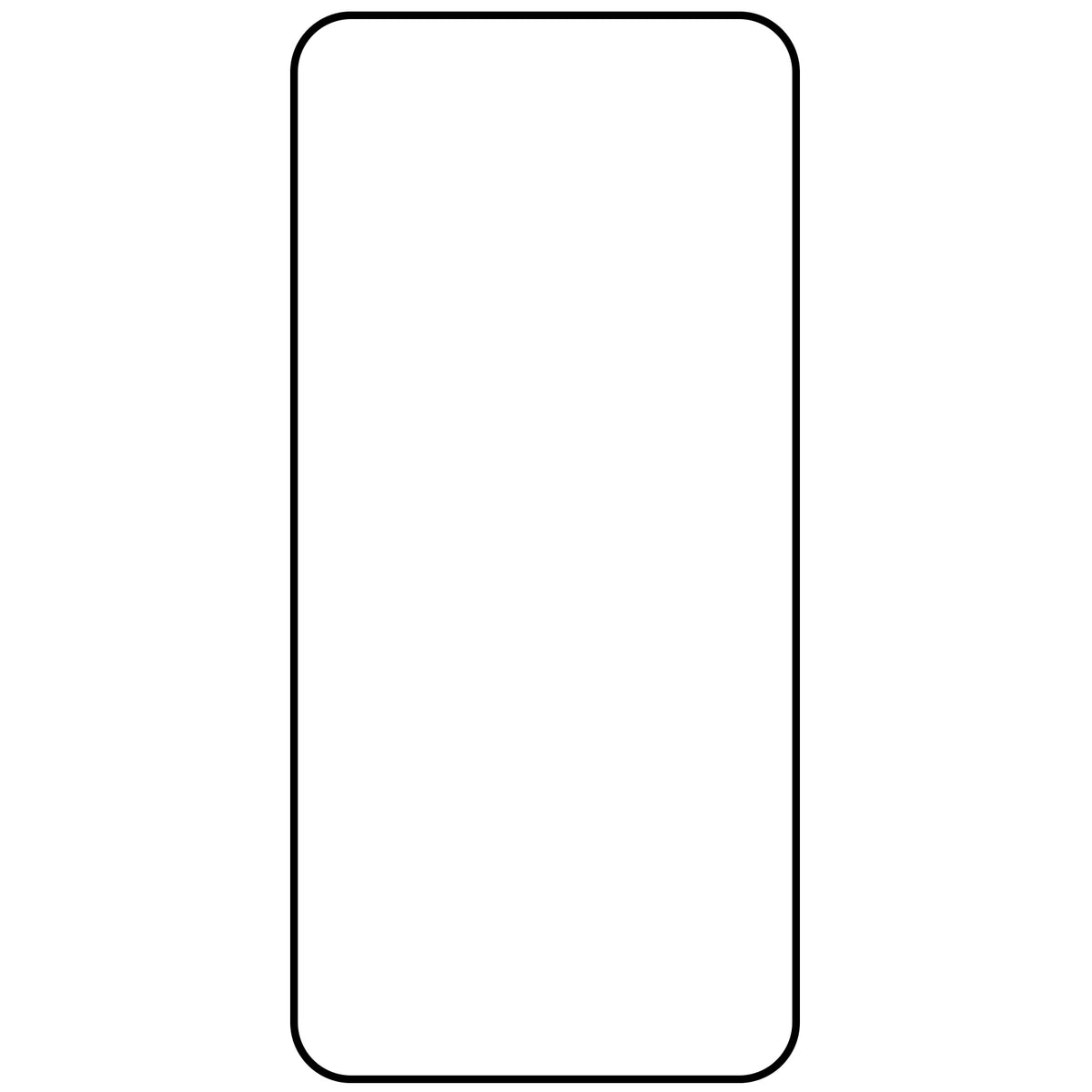 OEM skjermbeskyttelsesfilm for Samsung Galaxy A36 A366, Herdet glass, Full lim, 5D, Svart