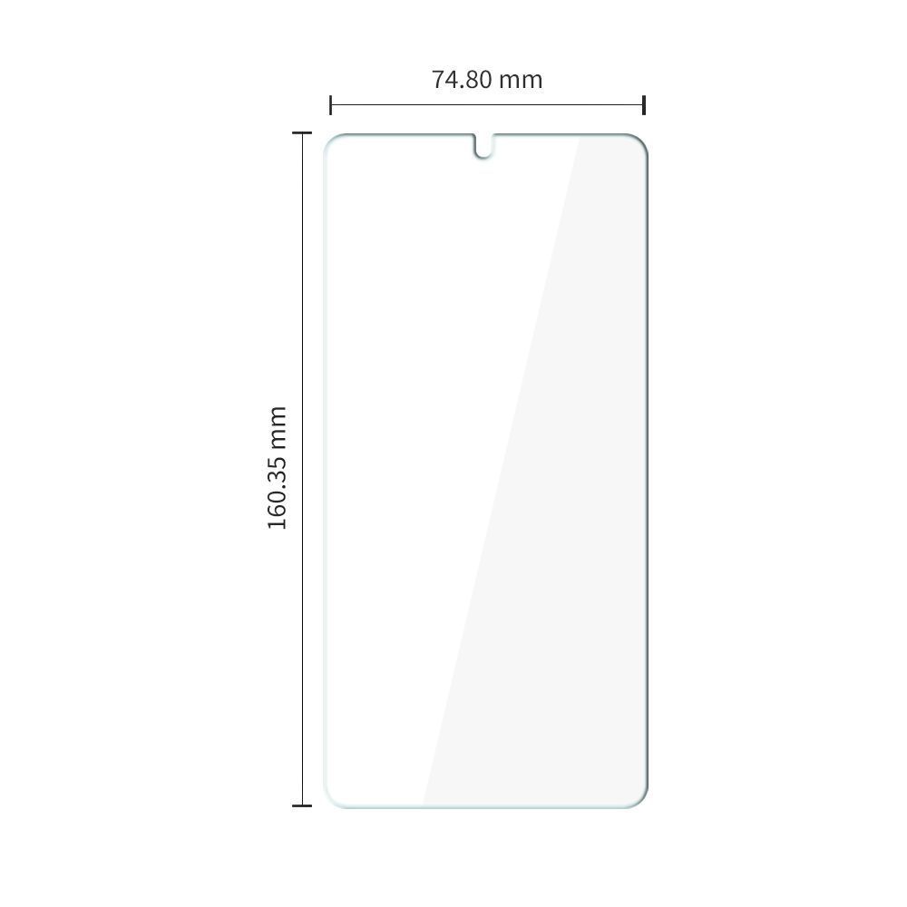 Tech-Protect FIT+ skjermbeskyttelsesfilm for Samsung Galaxy S26 Ultra S948, Herdet glass, Full lim, Sett med 2 stk
