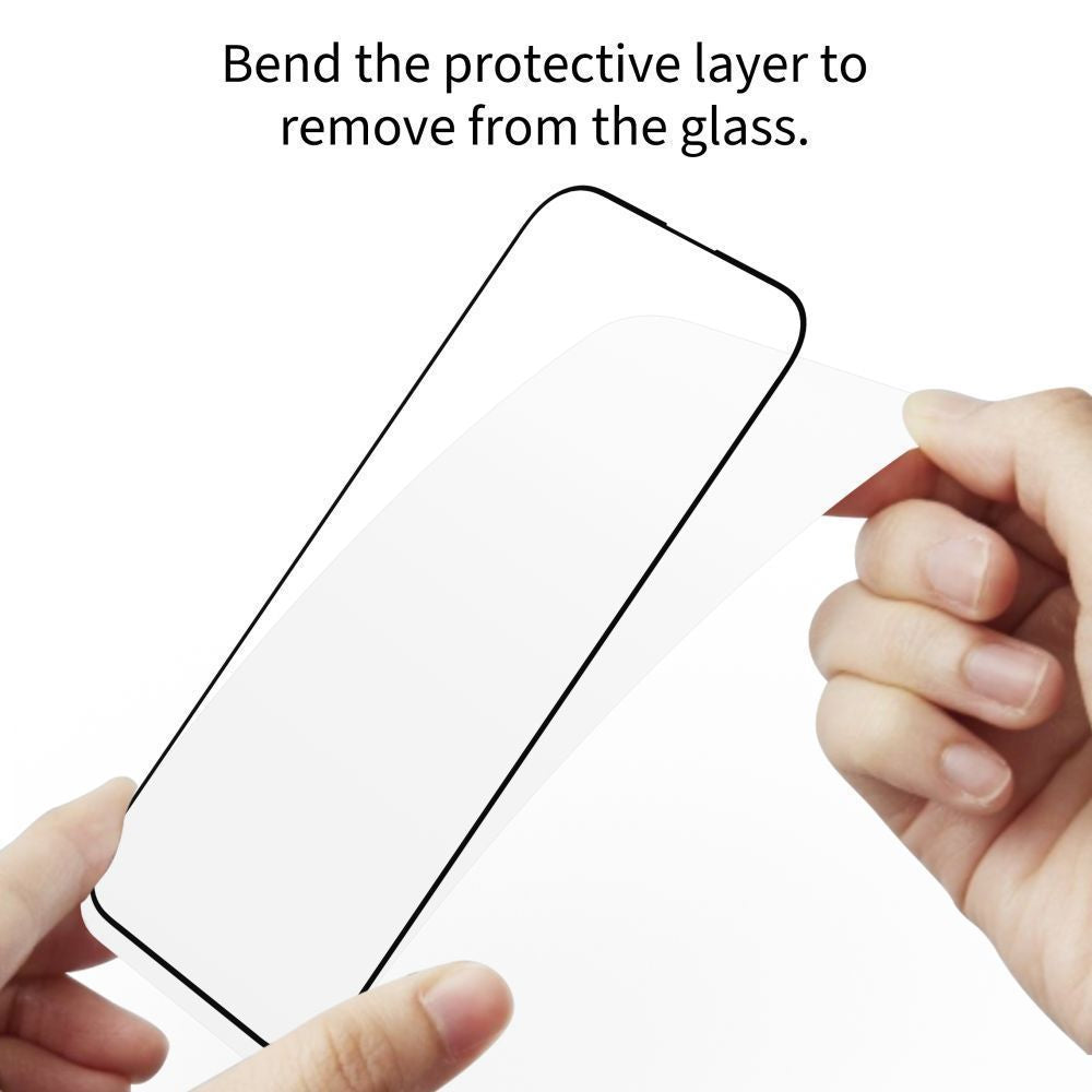 Skjermbeskytter Tech-Protect FIT+ for Xiaomi Redmi Note 15 Pro 5G, Herdet glass, Full lim, Sett med 2 stykker, 2.5D, Svart