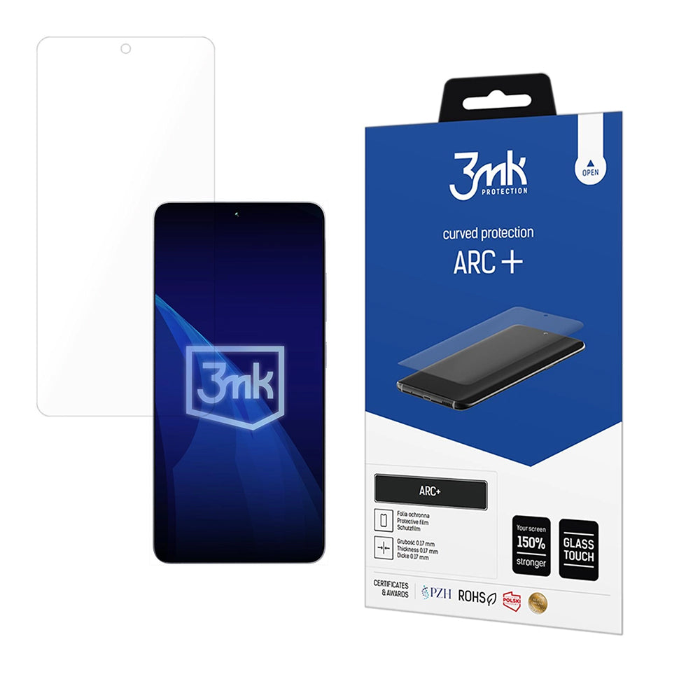 Skjermbeskyttelsesfolie 3MK ARC+ for Samsung Galaxy S26 Ultra S948, Plast