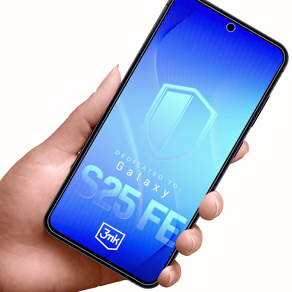 Skjermbeskytter 3MK FlexibleGlass for Samsung Galaxy S25 FE, Fleksibelt Glass, Full Lim
