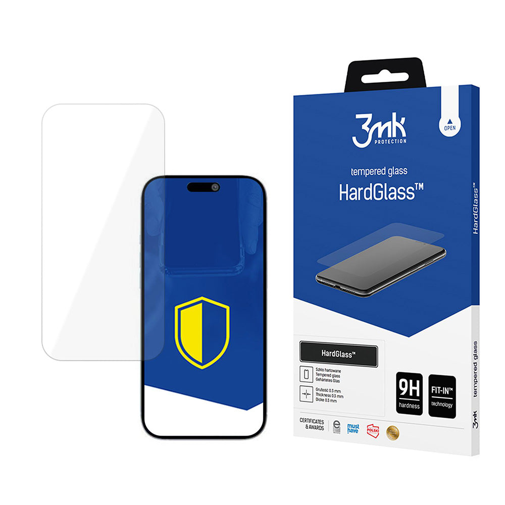 Skjermbeskytter 3MK HardGlass for Apple iPhone 17 Air, Herdet Glass, Full Lim