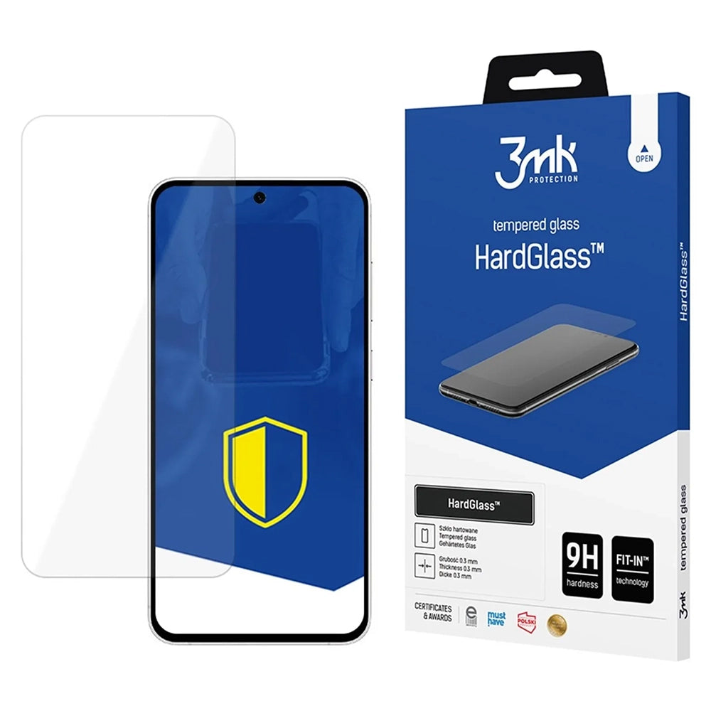 Skjermbeskytter 3MK HardGlass for Samsung Galaxy S25 FE, Herdet Glass, Full Lim