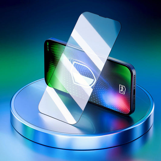 Skjermbeskytter 3MK Hardy Ultra for Apple iPhone 17 / 16 Pro, Herdet Glass, Full Lim, Svart