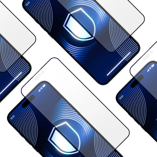 3MK HardGlass Matt Matt Max skjermbeskytter for Apple iPhone 16 Pro, full lim, svart
