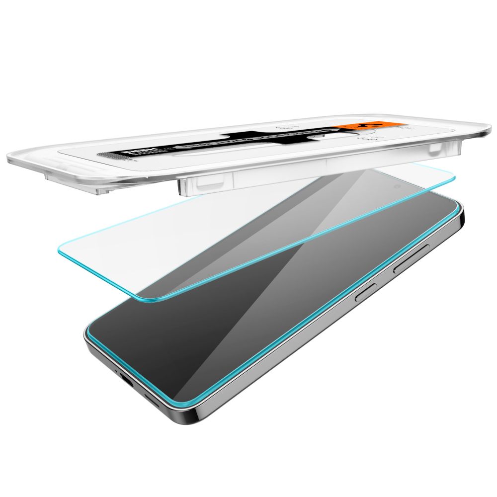 Skjermbeskytter Spigen GlastR EZ FIT for Samsung Galaxy S25+ S936 / S24+ S926, Herdet Glass, Full Lim, Sett med 2 stykker AGL07432