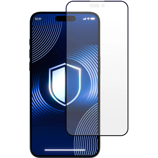 3MK HardGlass Matt Matt Max skjermbeskytter for Apple iPhone 16 Pro, full lim, svart