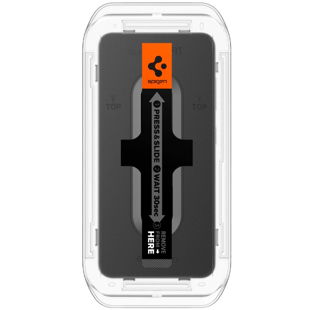 Skjermbeskytter Spigen GlastR EZ FIT for Samsung Galaxy S25+ S936 / S24+ S926, Herdet Glass, Full Lim, Sett med 2 stykker AGL07432