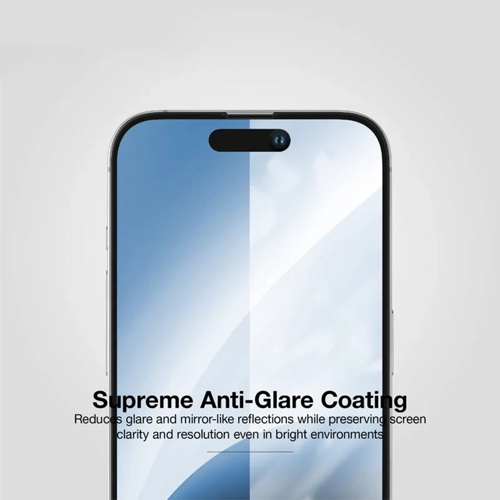 Skjermbeskytter Anank 10X Reinforced CG for Apple iPhone 17 Pro Max, Herdet Glass, Full Glue, 2.5D, Svart
