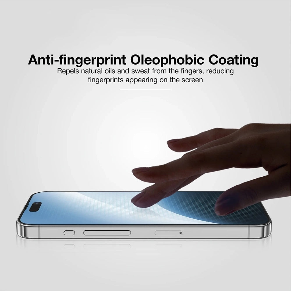 Skjermbeskytter Anank 10X Reinforced CG for Apple iPhone 17 Pro, Herdet Glass, Full Glue, 2.5D, Svart