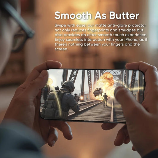 Skjermbeskytter Anank 5X Forsterket Usynlig for Apple iPhone 17, Herdet Glass, Full Lim, 3D, Svart