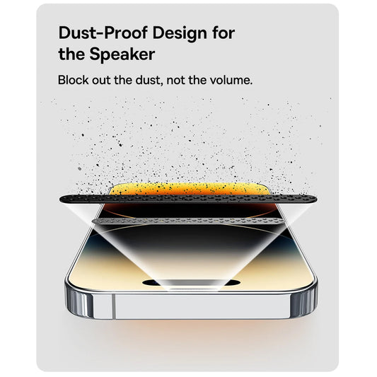 Skjermbeskytter Anank 5X Reinforced for Apple iPhone 17, Herdet Glass, Full Glue, 2.5D, Svart