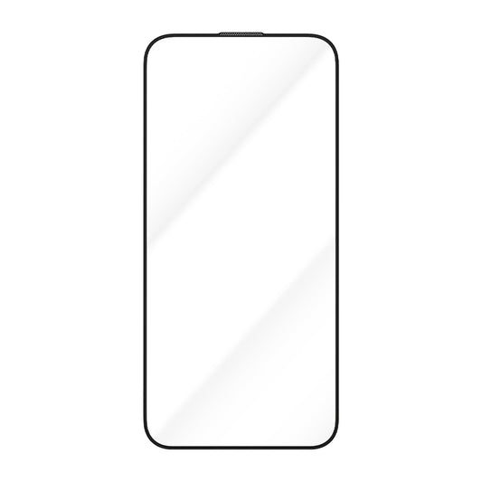 Blueo Anti-Dust HD Applicator Pro skjermbeskyttelsesfilm for Apple iPhone 17e / 16e / 14 / 13 Pro, Herdet glass, Full lim, Svart