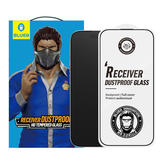 Beskyttelsesfolie Blueo Anti-Dust HD Applicator Pro for Apple iPhone 17 Air, Herdet Glass, Full Lim