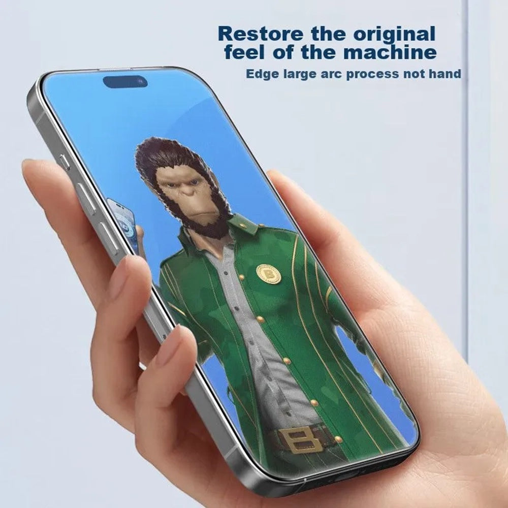 Blueo Anti-Glare Skjermbeskyttelse for Apple iPhone 11 Pro / XS / X, Herdet Glass, Full Lim, Svart