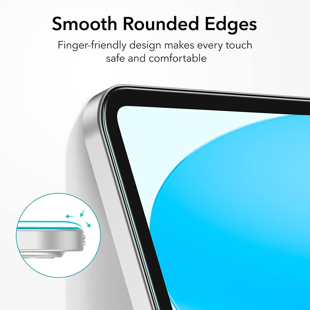 Beskyttelsesfilm ESR-skjerm for Apple iPad (2025) / (2022), Herdet glass, Full lim, Sett med 2 stykker