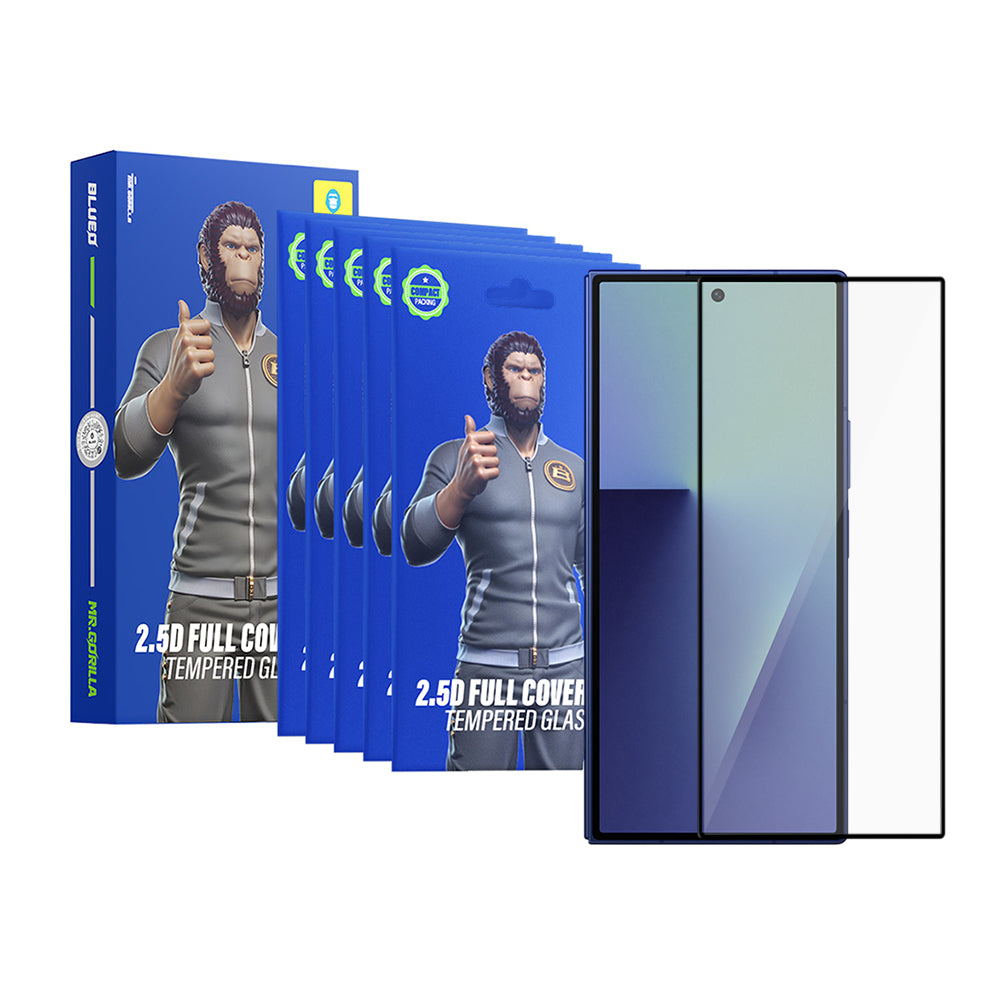 Blueo HD skjermbeskyttelse for Samsung Galaxy Z Fold8 Ultra F976, Herdet glass, Full lim, 2.5D, Sett med 5 stk, Svart