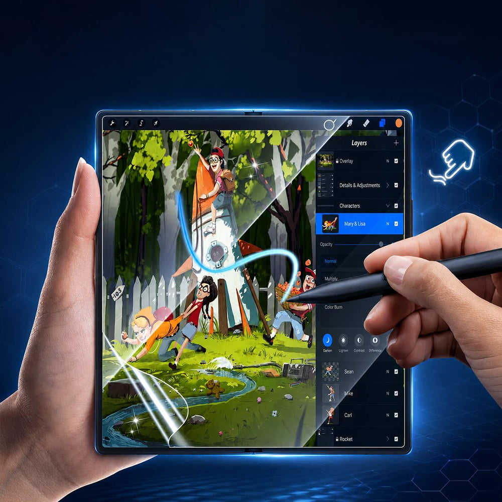 Blueo HD innvendig skjermbeskyttelse for Samsung Galaxy Z Fold8 Ultra F976 / Z Fold7 F966, plast