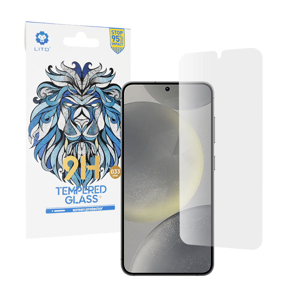 Beskyttelsesfolie Lito Classic Ultra Thin for Samsung Galaxy S25 S931 / S24 S921, Herdet Glass, Full Lim, 2.5D