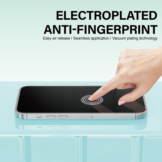 Beskyttelsesfolie Lito NB-skjerm for Apple iPhone 17 Pro Max, Herdet glass, Full lim, Svart