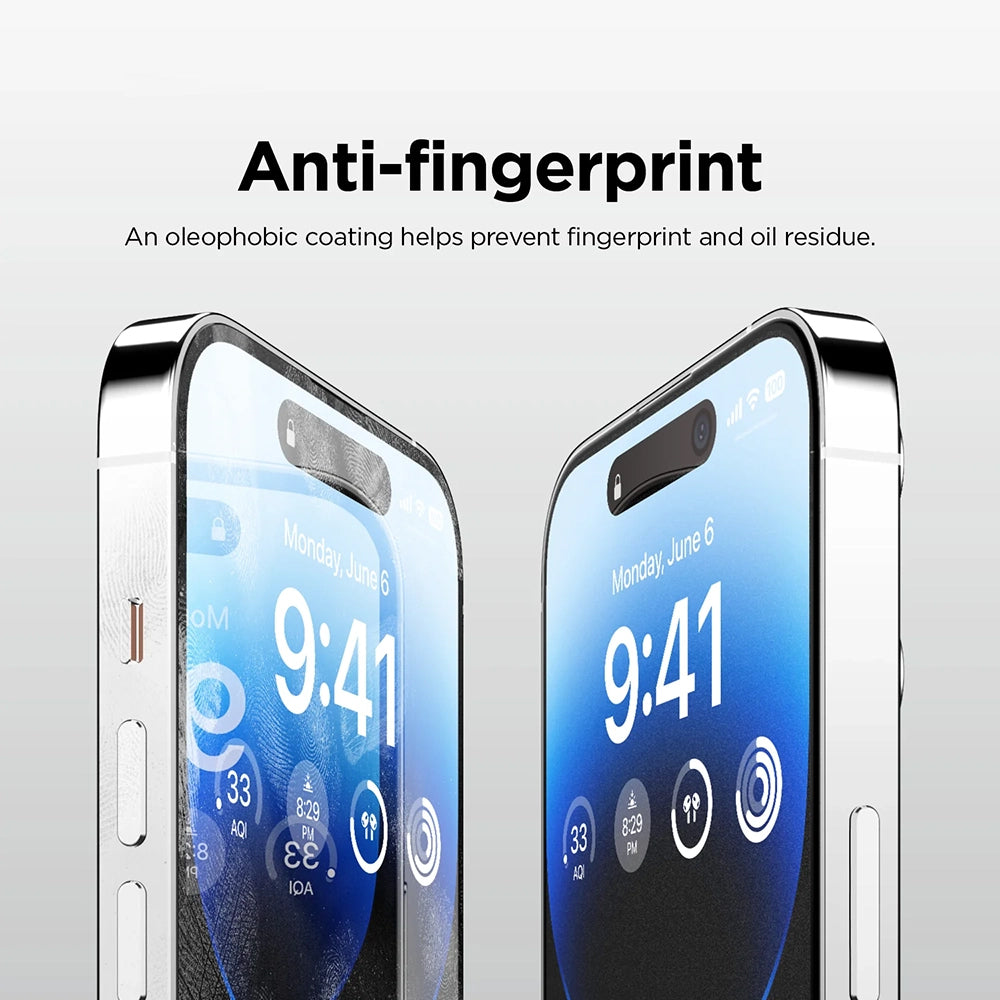 Beskyttelsesfilm Anank 5X Forsterket Matt Skjerm for Apple iPhone 17 Pro Max, Herdet Glass, Full Lim, 2.5D, Svart