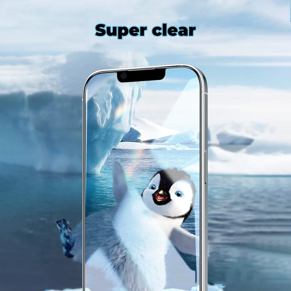 Beskyttelsesfilm Matt Skjerm Anank 5X Forsterket for Apple iPhone 17, Herdet Glass, Full Lim, 2.5D, Svart