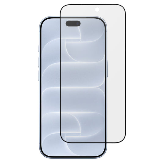 Blueo Matte Anti-Reflective Applicator Pro skjermbeskytter for Apple iPhone 18 Pro, herdet glass, heldekkende lim, svart