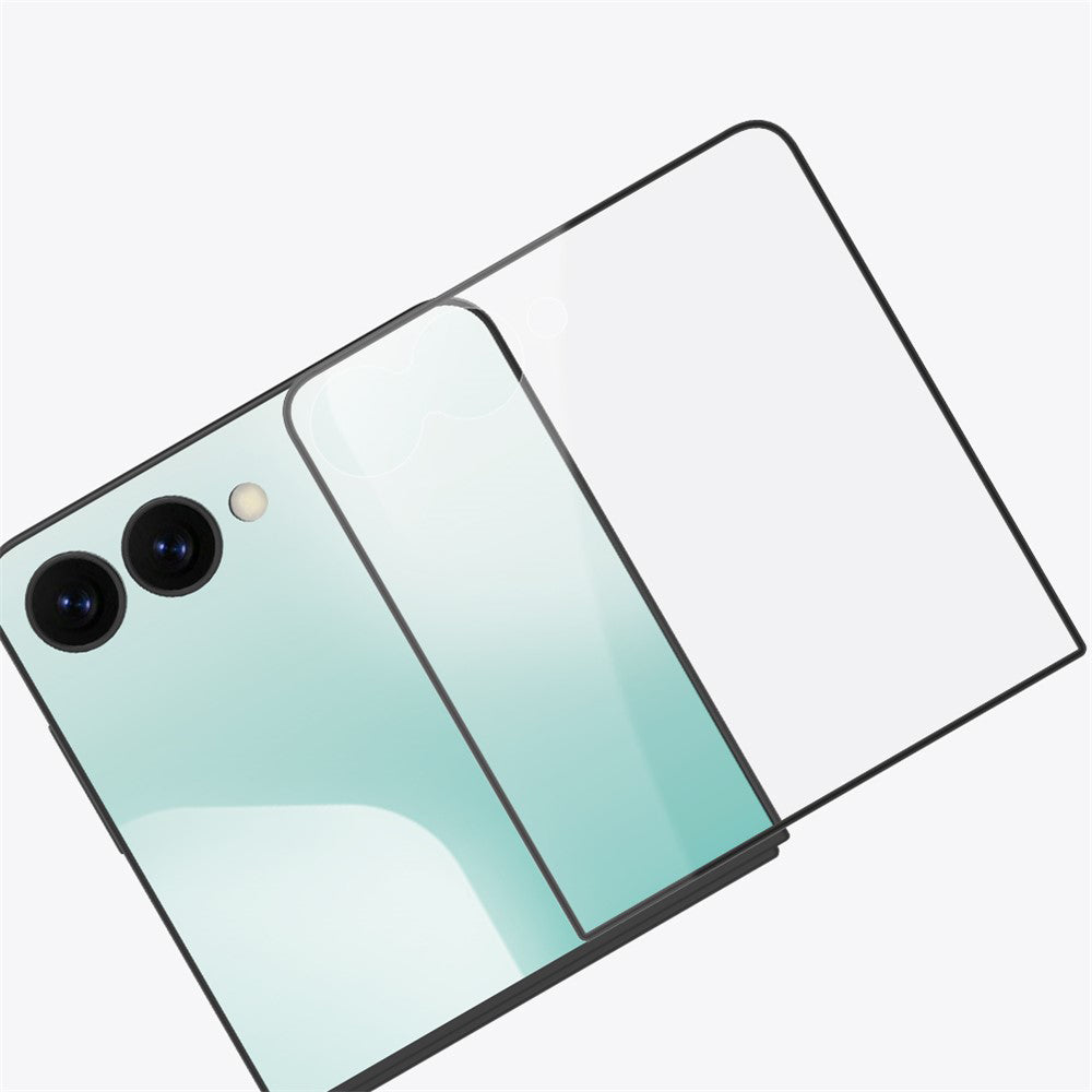Nillkin CP+ Pro skjermbeskyttelse for Samsung Galaxy Z Flip8 F776 / Z Flip7 F766, Herdet glass, Full lim, Svart