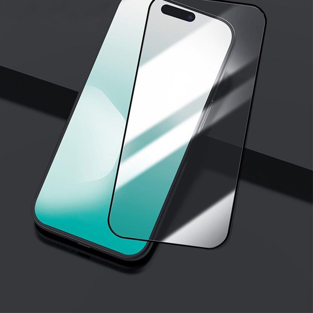 Skjermbeskyttelse Nillkin CP+ Pro med applikator for Apple iPhone 18 Pro / 17 Pro, Herdet glass, Full lim, Svart