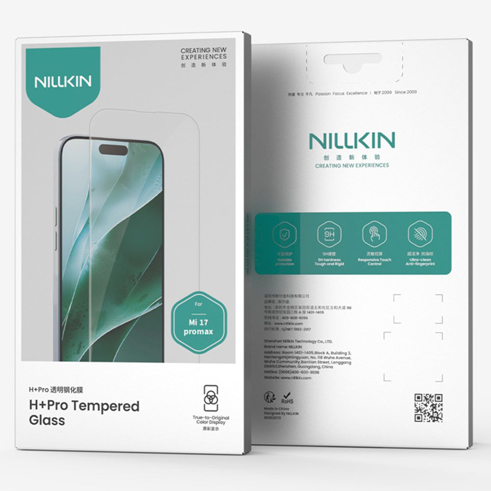 Nillkin H+ Pro skjermbeskyttelsesfilm for Xiaomi 17 Pro Max / 17 Ultra, Herdet glass, Full lim
