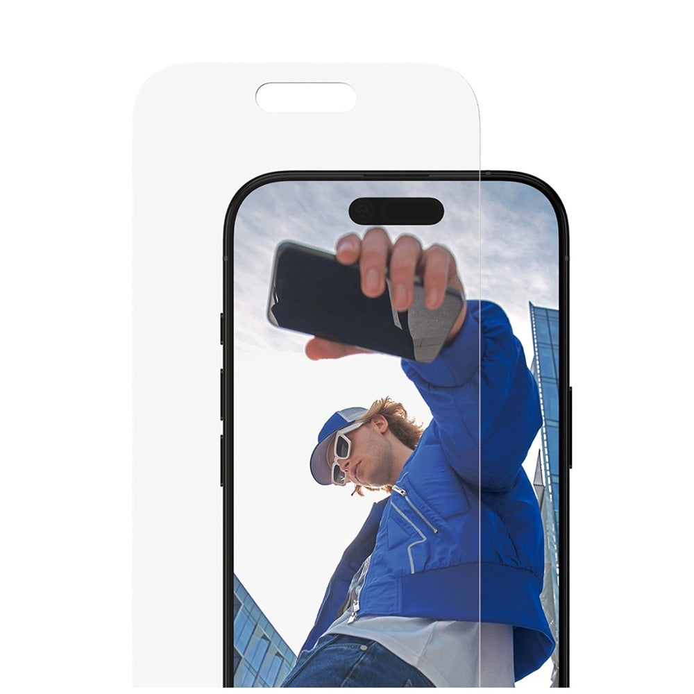 Beskyttelsesfolie Skjerm PanzerGlass Classic Fit EasyAligner for Apple iPhone 17 Air, Herdet Glass, Full Lim