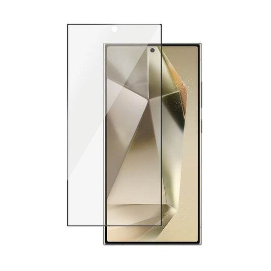PanzerGlass Safe skjermbeskyttelsesfolie. Ultra-Wide Fit EasyAligner for Samsung Galaxy S24 Ultra S928, Herdet glass, Full Glue, Svart