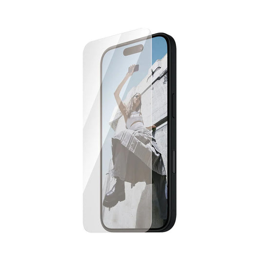Skjermbeskytter PanzerGlass Safe. Ultra-Wide Fit for Apple iPhone 16 / 15, Herdet glass, Full lim