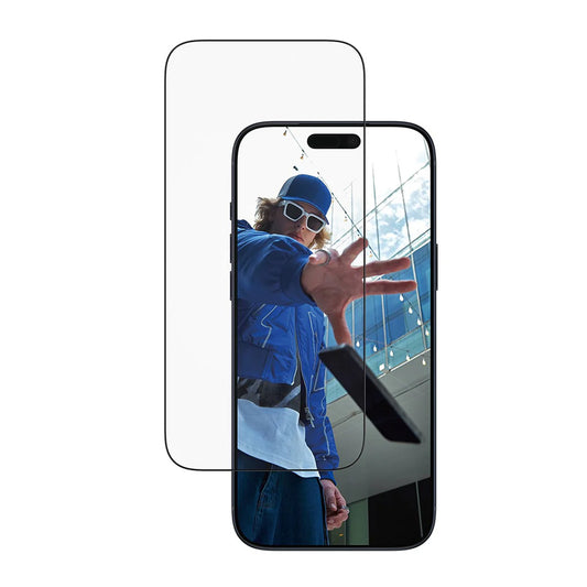 Beskyttelsesfolie Skjerm PanzerGlass Ultra-Wide Fit EasyAligner for Apple iPhone 17 Pro Max, Herdet Glass, Full Lim, Svart