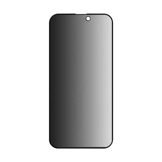 Privacy-skjermbeskyttelse Anank 3X Forsterket for Apple iPhone 15 Pro Max, Herdet glass, Full lim, 2.5D